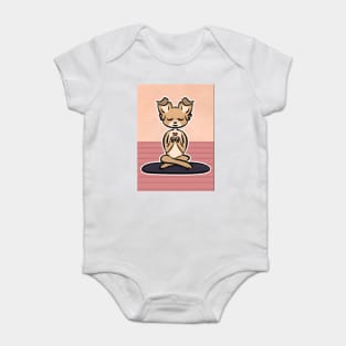 All i need is love and yoga and a dog Baby Bodysuit